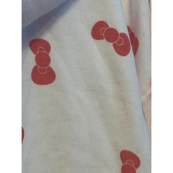 Nwt hello kitty plus size xxl hello kitty bowFull zip up hooded sweatshirt - Picture 7 of 7